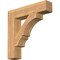 Ekena Millwork Balboa Block Smooth Bracket, Western Red Cedar, 5 1/2"W x 28"D x 28"H BKT06X28X28BOA05SWR - alternate 1